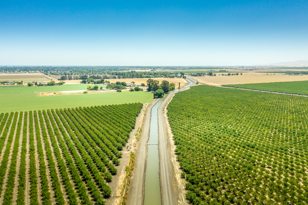 Panoramic Image of Tracy, CA